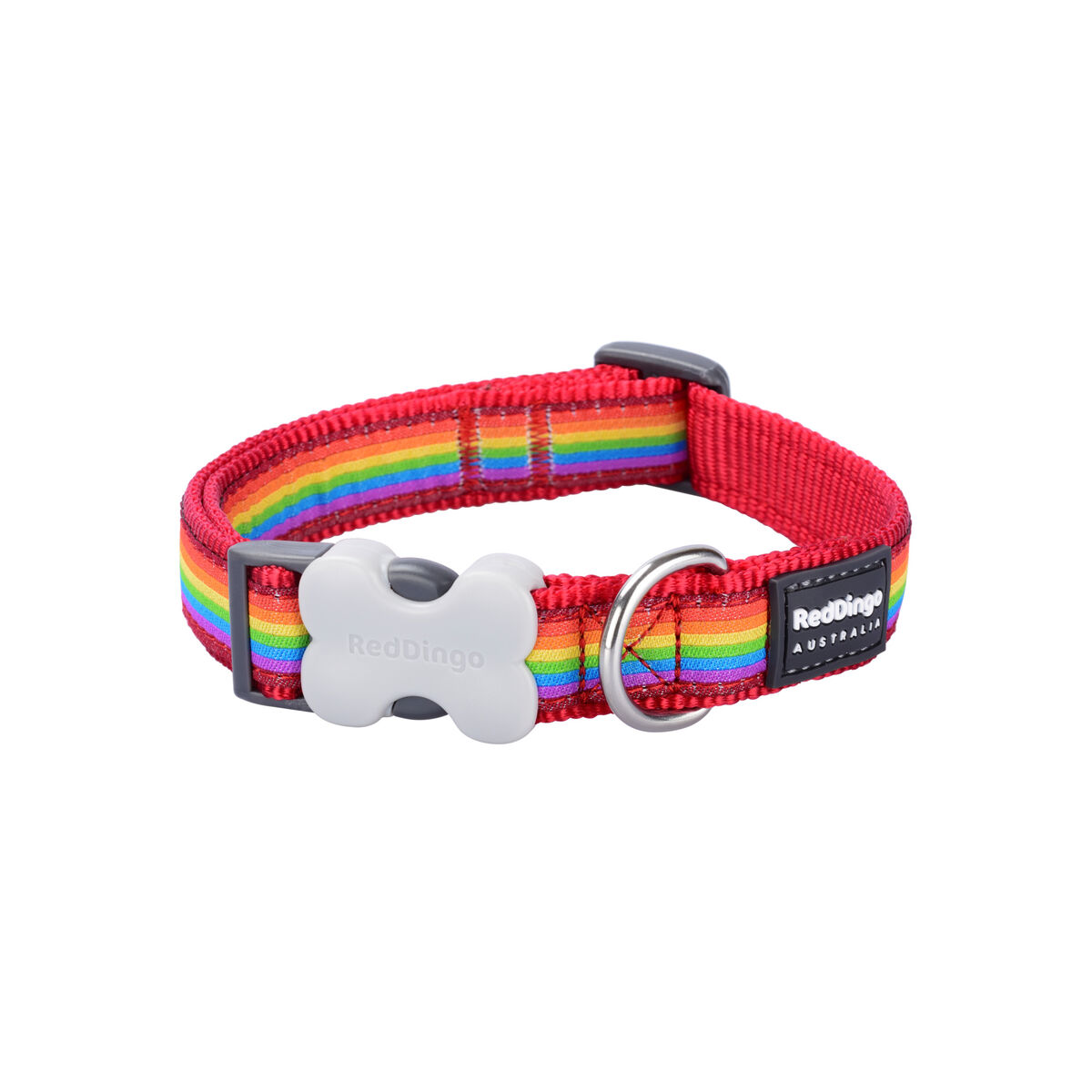 Nyakörv Red Dingo Rainbow 20-32 cm Többszínű
